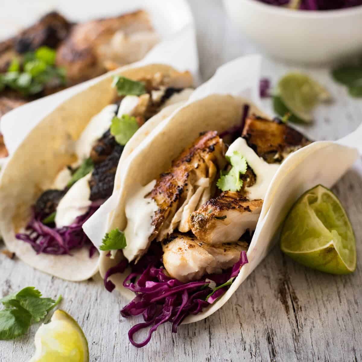 Marinated Fish Tacos | I've been asked for the marinade for these tacos so many times! www.recipetineats.com