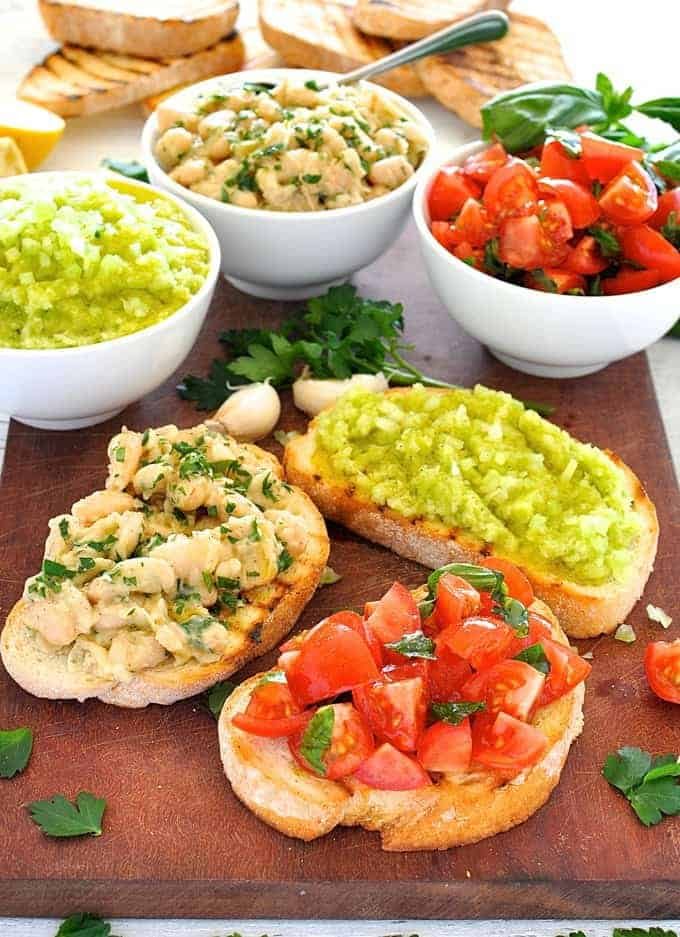 Trio of Bruschetta
