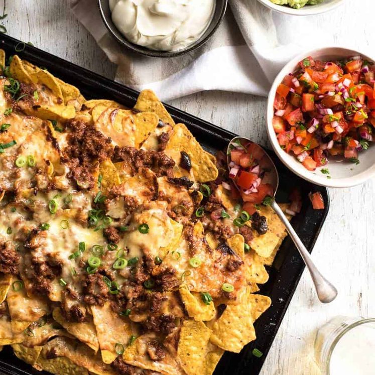 Ripper Beef Nachos - The secret to the ultimate nachos is a 5 ingredient, 5 minute Nachos Cheese sauce!