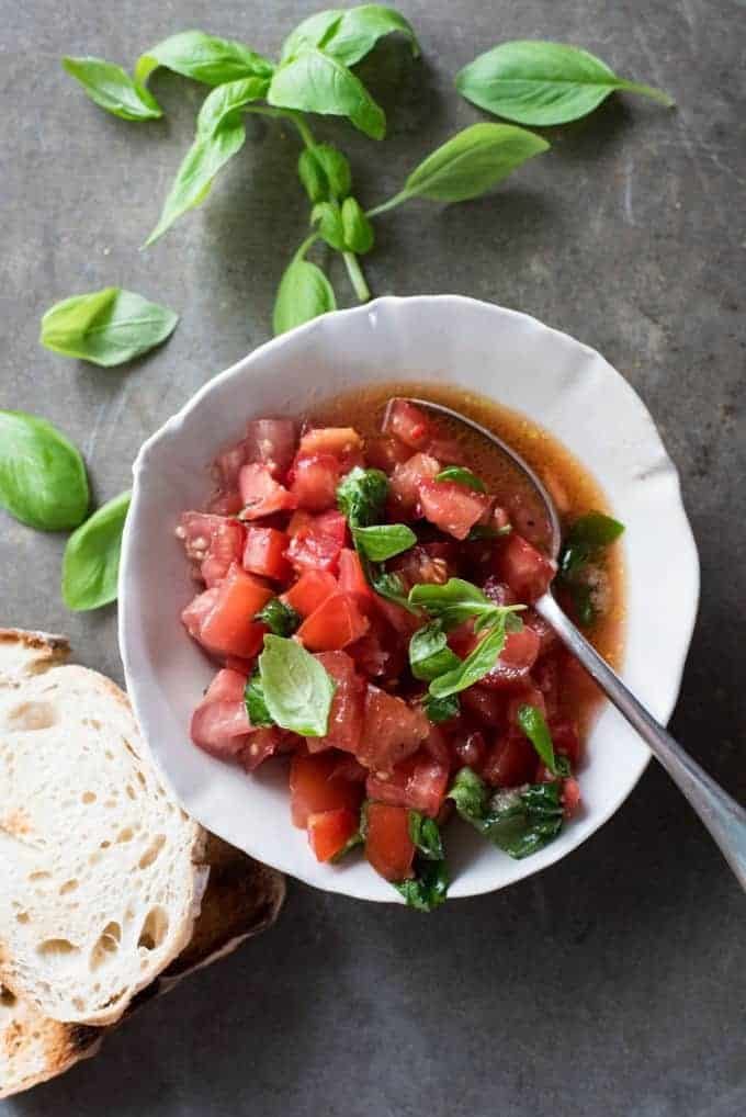 Italian Fish with Spicy Salsa - Fresh, full of flavour and fast to make, it's Italy on a plate!