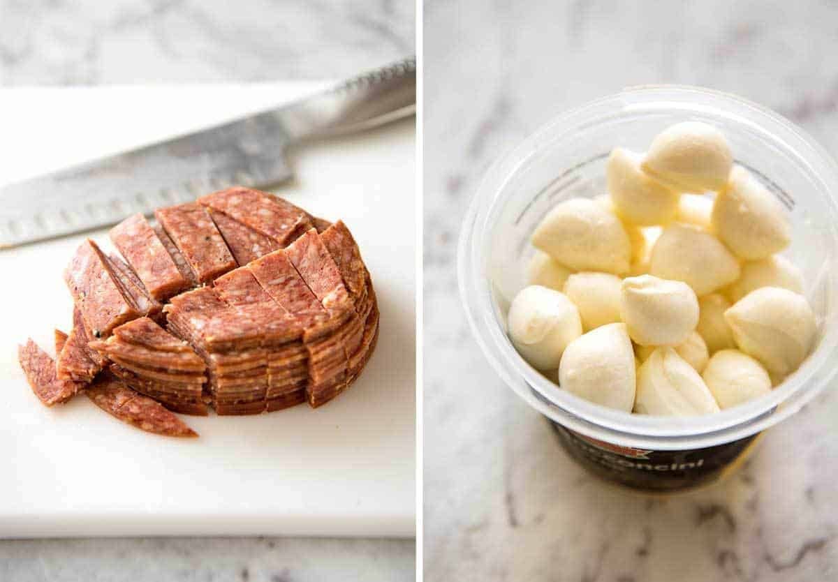 This Italian Pasta Salad with Homemade Italian Dressing is a hit at gatherings! www.recipetineats.com