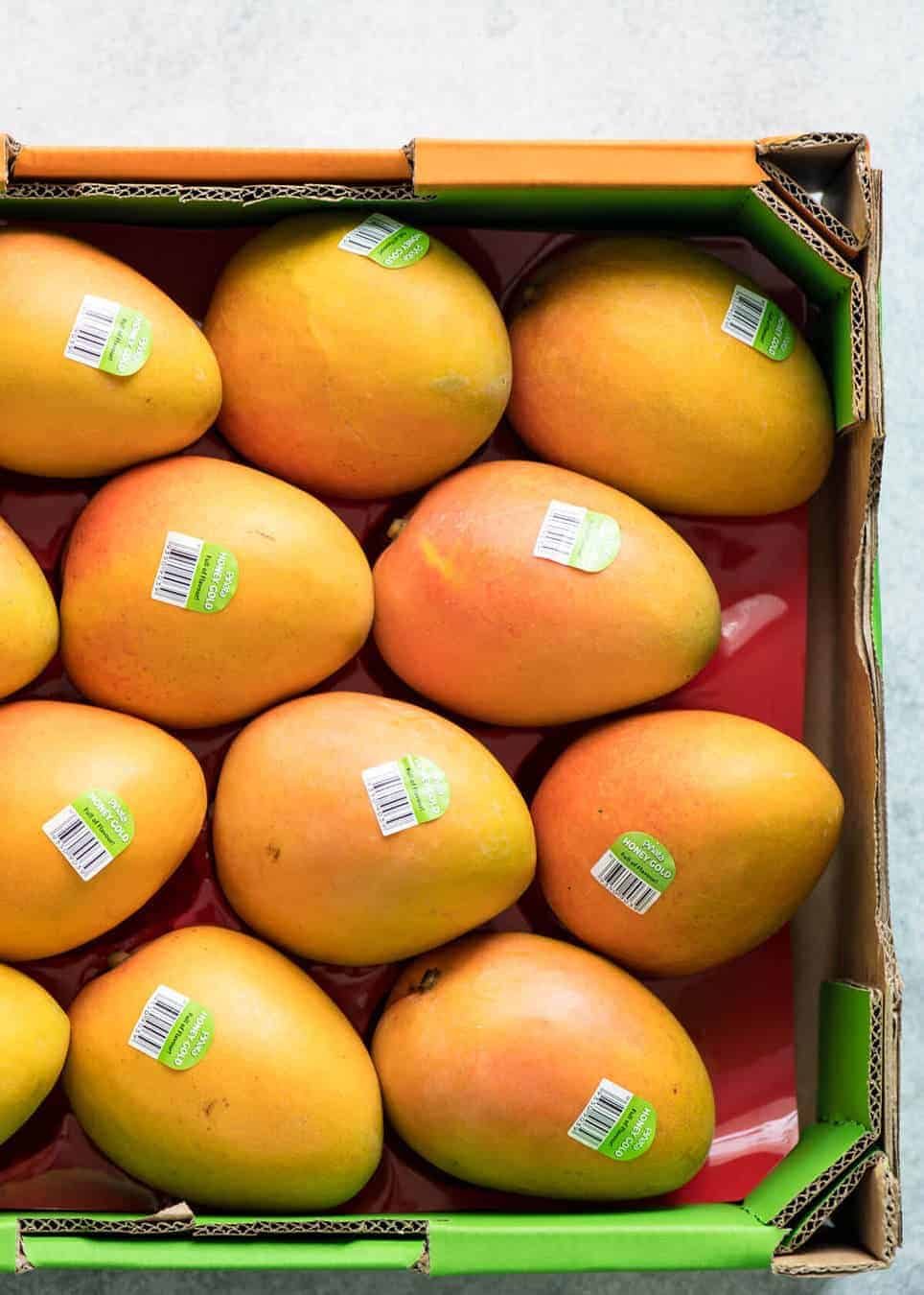 Ripe mangoes for Mango Cheesecake