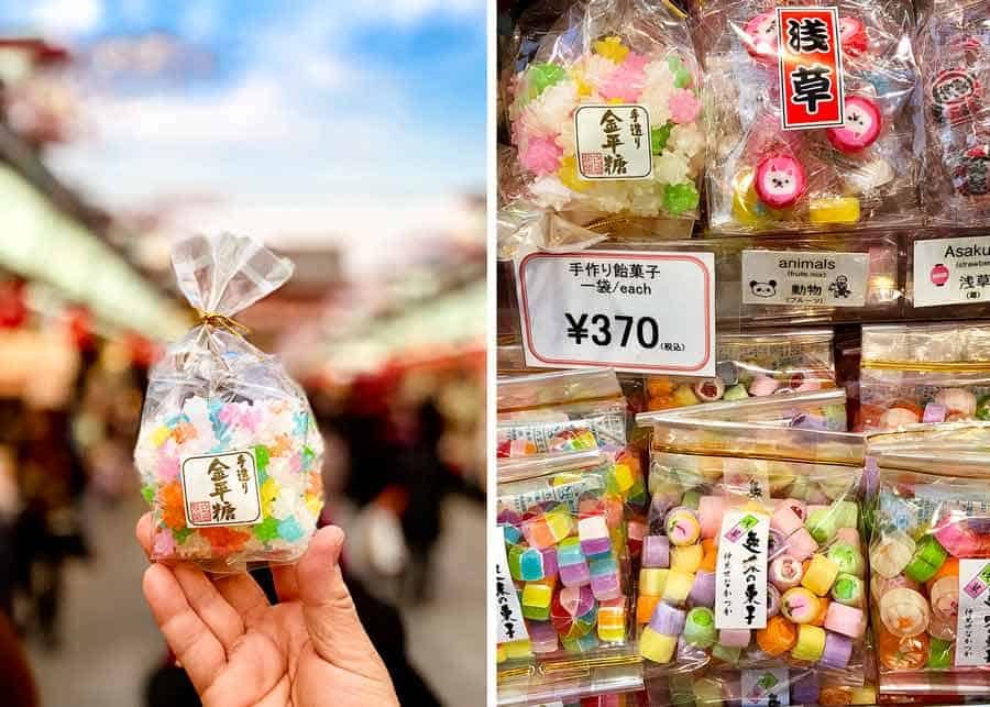 Asakusa candy from shopping street