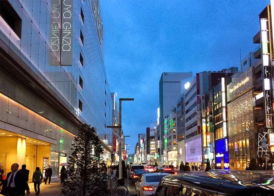 Ginza Tokyo street shot
