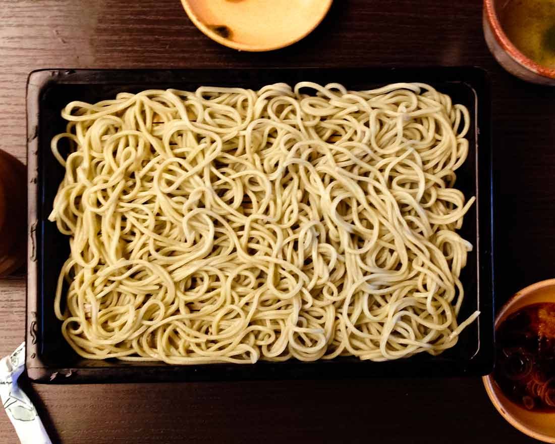 Soba Yabusoba in Kanda, Tokyo