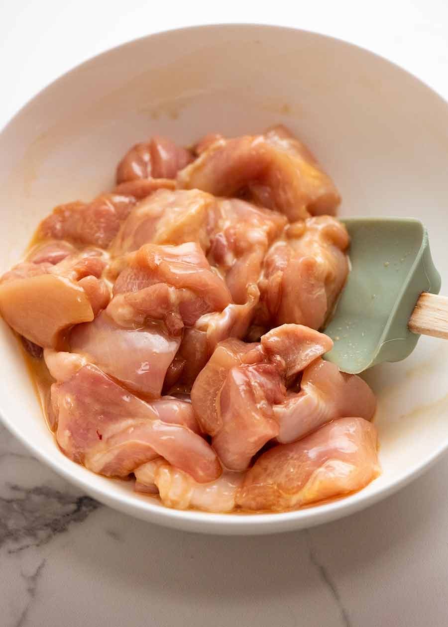 Chicken marinade for Honey Chicken