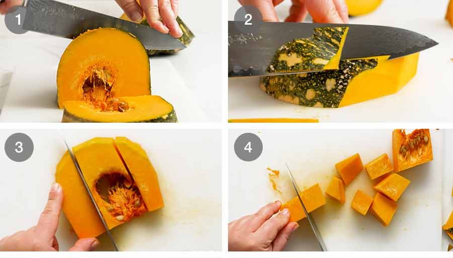 How to cut pumpkin