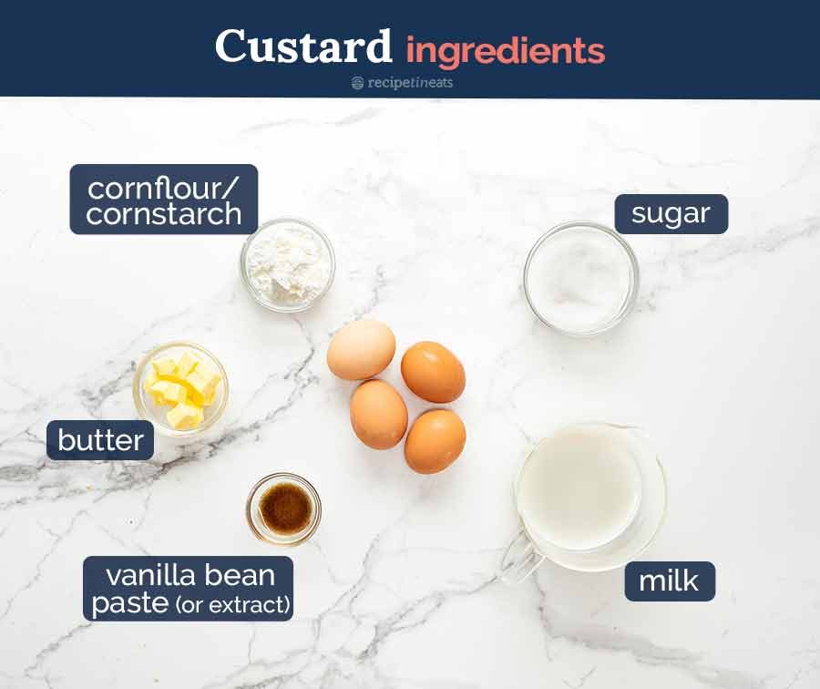 Blueberry Custard Cake ingredients