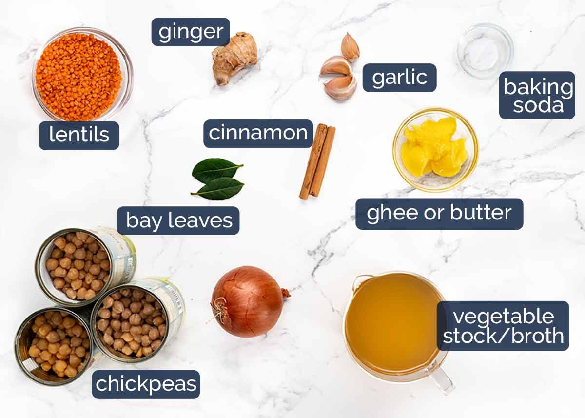 Ingredients in Afghani Chickpea Curry