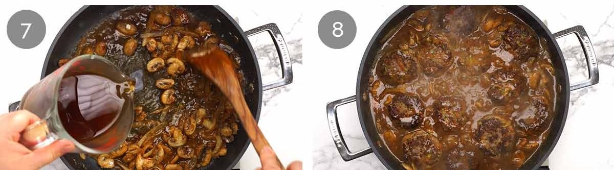 How to make smothered rissoles