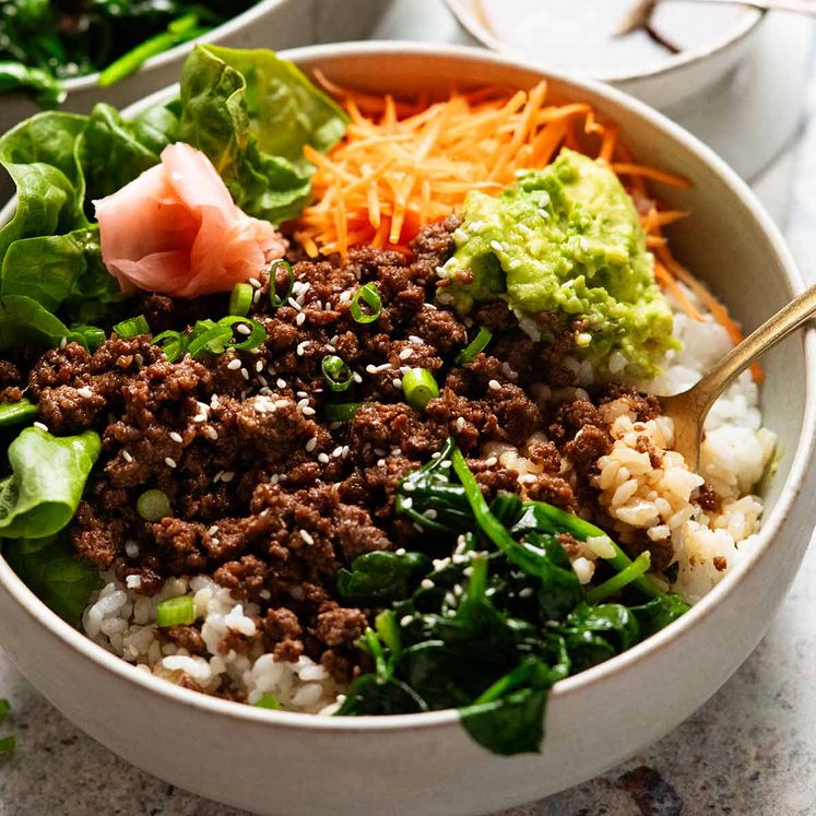 Easy Korean Beef Bulgogi Bowls