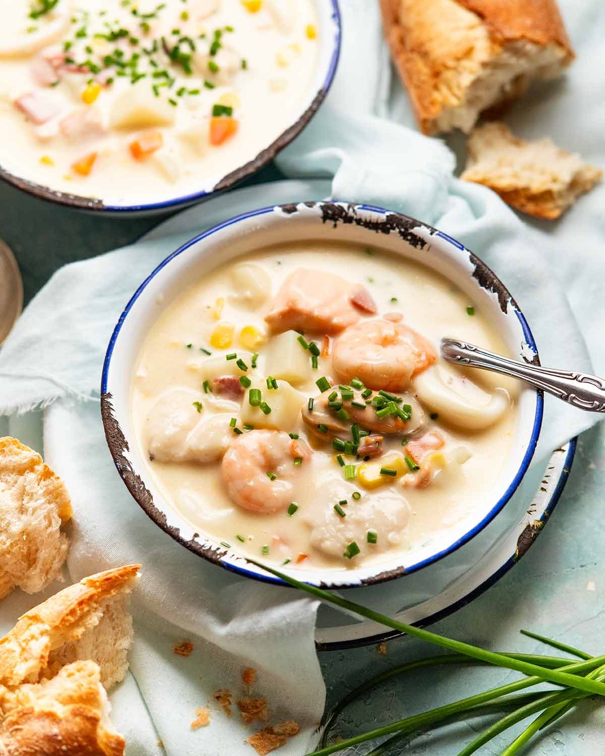 Seafood chowder