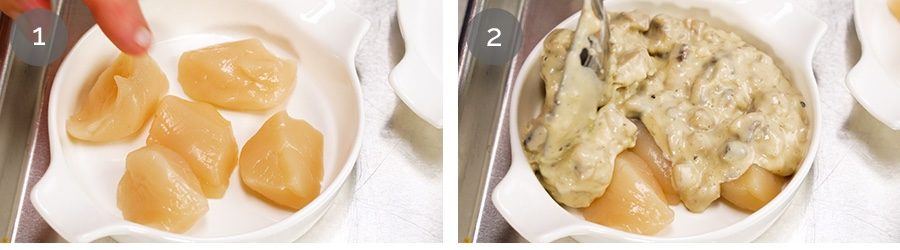 Coquilles Saint-Jacques step photos