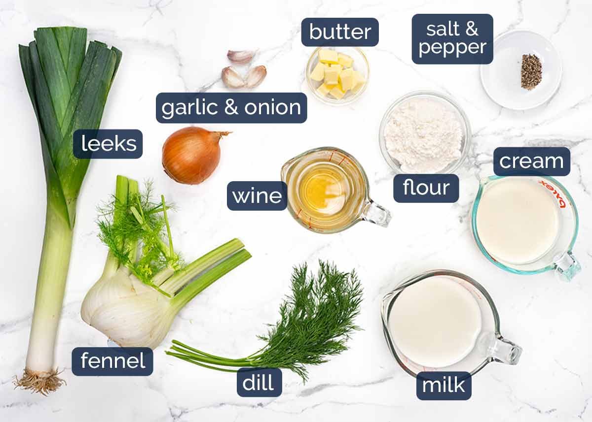 French fish pie ingredients