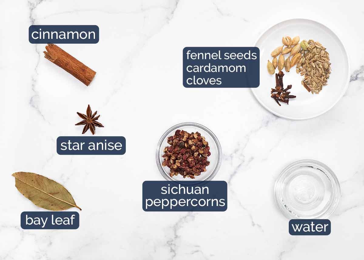 Easy Chilli Crisp ingredients