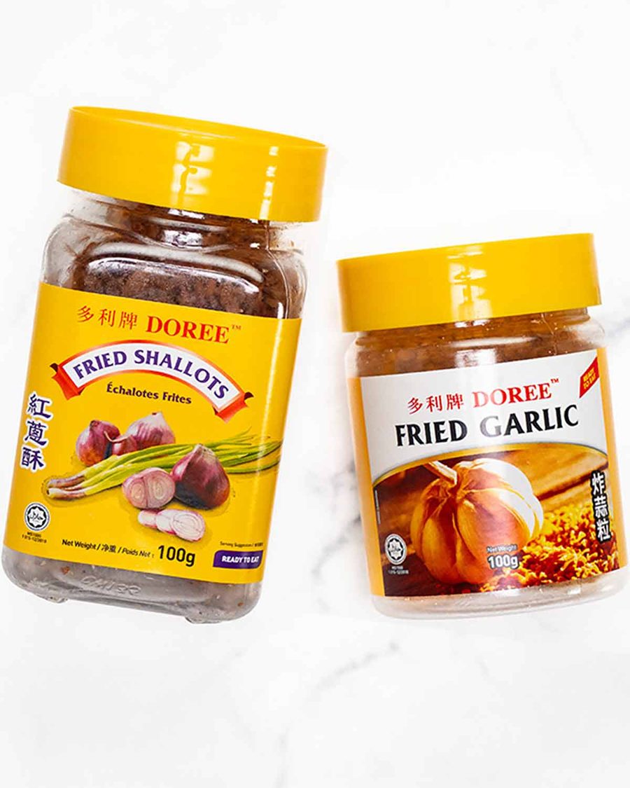 Crispy Fried Shallots and Crispy Fried Garlic