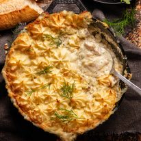 French fish pie