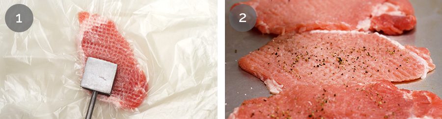 JB's French Pork Schnitzel steps