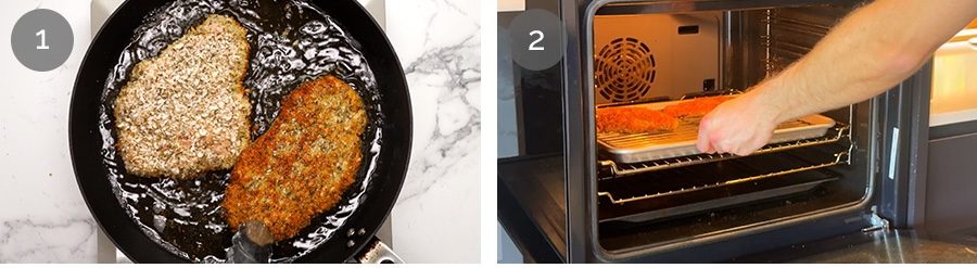 JB's French Pork Schnitzel steps